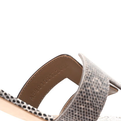 Hermes Lizard Oasis Sandals 40 Ombre 8 of 10