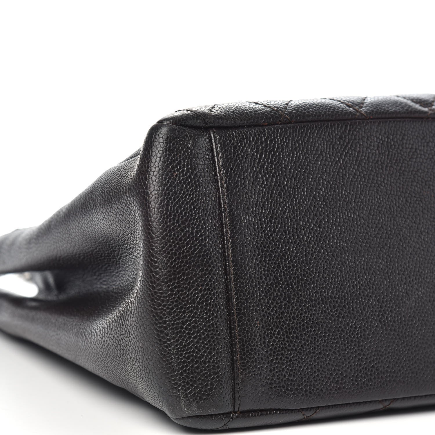 Chanel Caviar Quilted Grand Shopping Tote GST Dark Brown 8 of 15