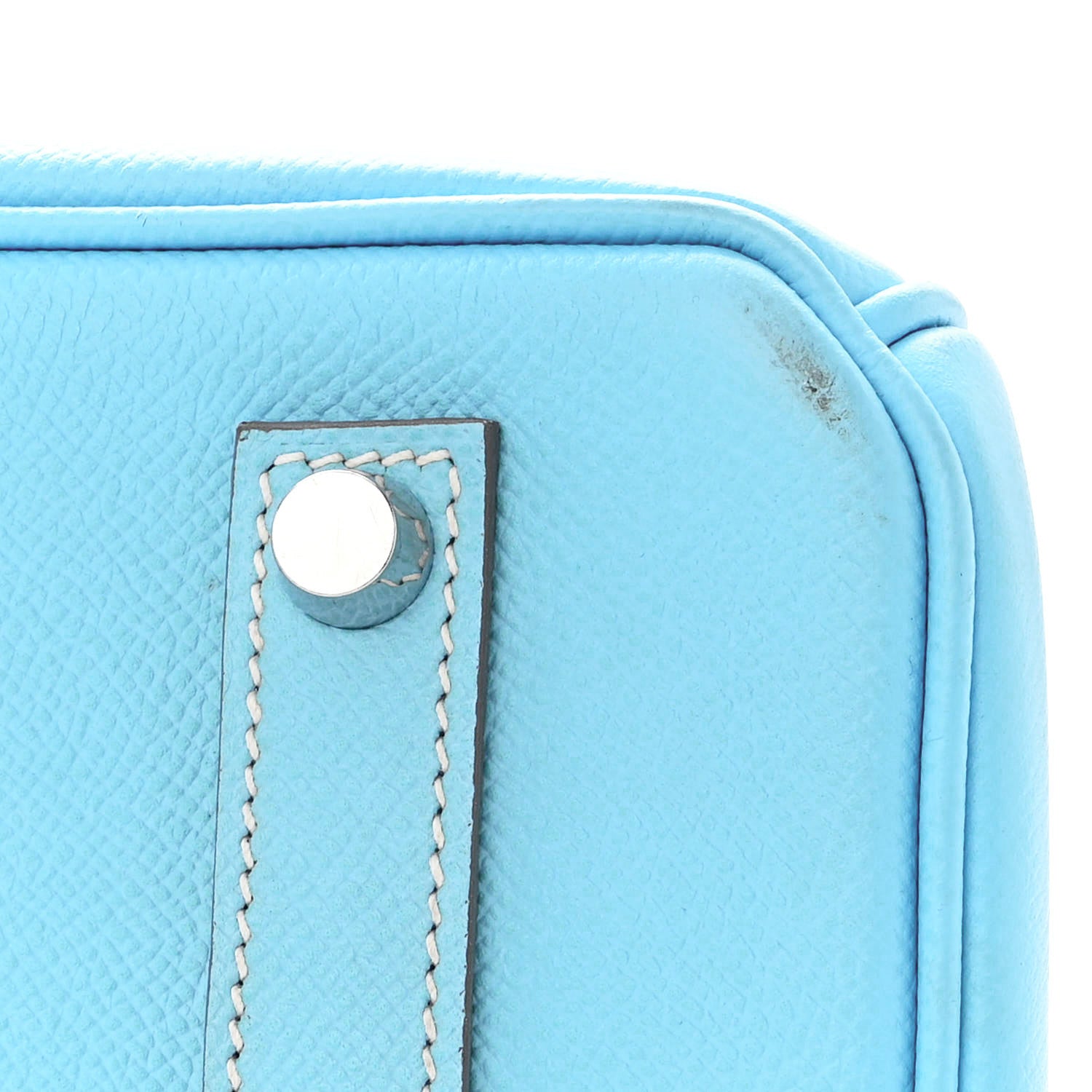 Hermes Epsom Candy Birkin 35 Celeste Mykonos 11 of 17