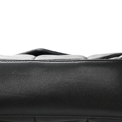 Saint Laurent Lambskin Quilted Toy Loulou Puffer Monogram Chain Satchel Black 11 of 11