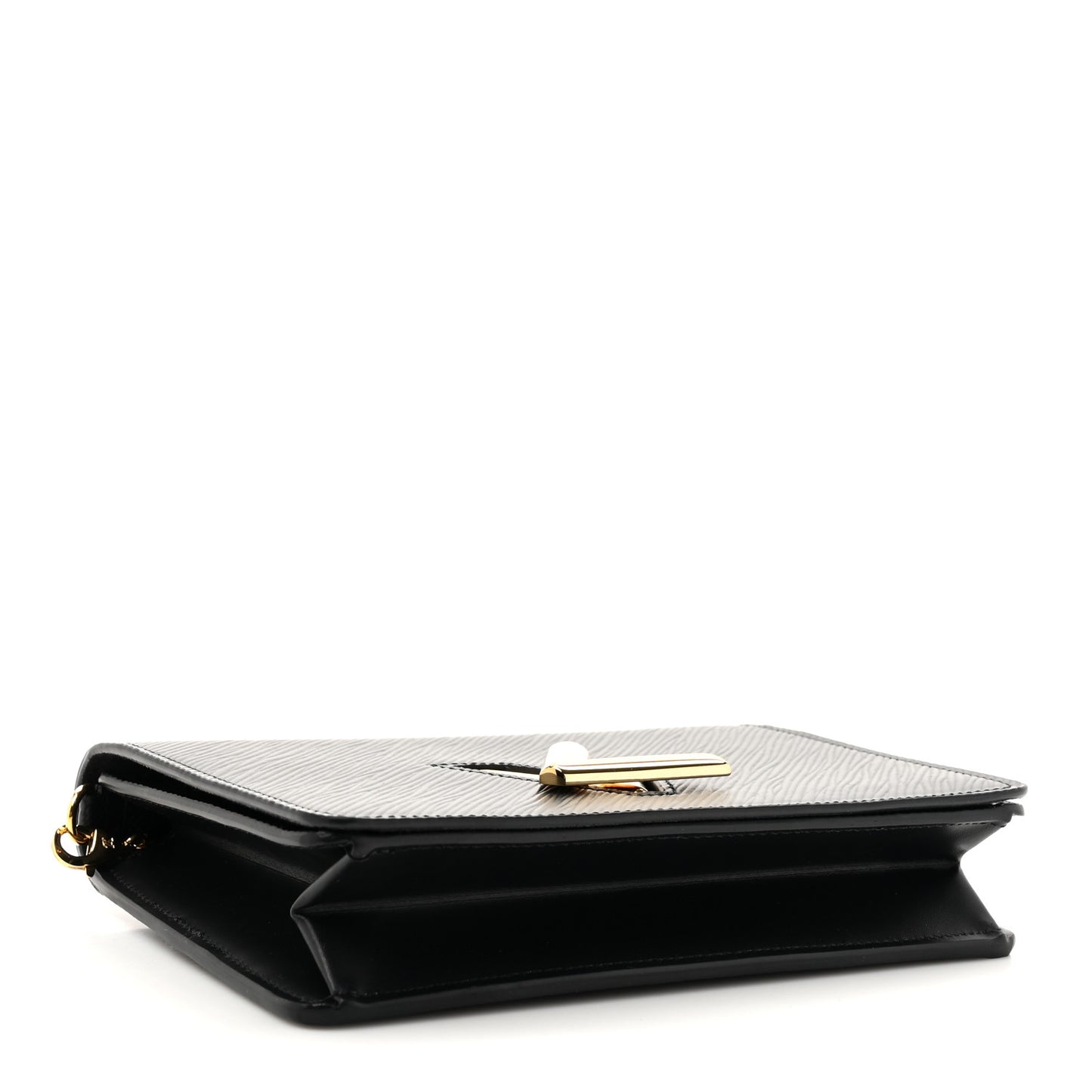 Epi Twist Belt Chain Wallet Black