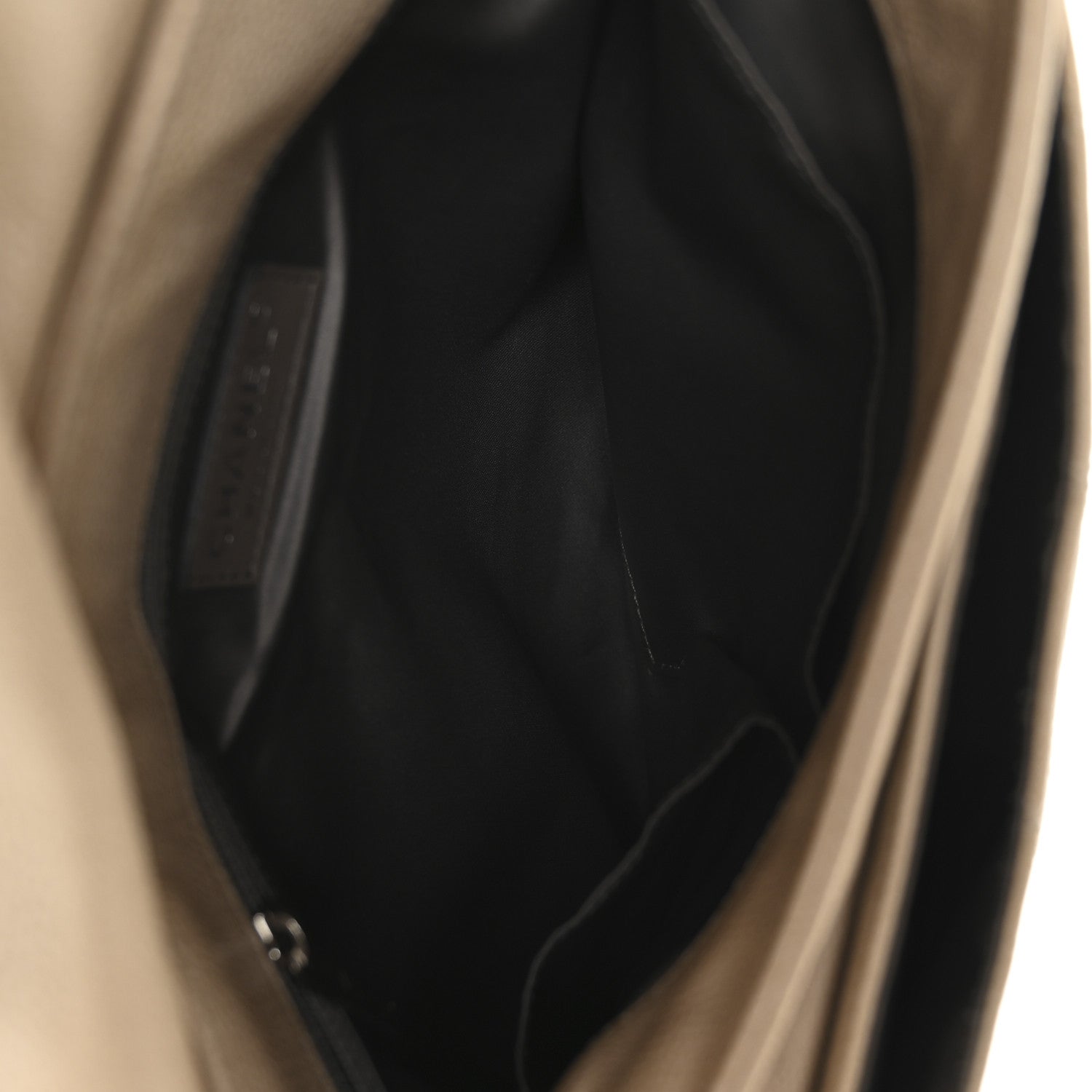 Chanel Glazed Caviar Coco Rider Flap Hobo Beige 5 of 10