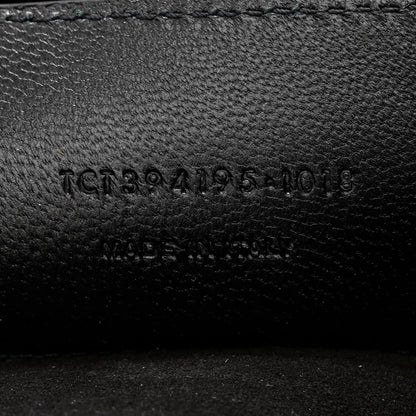 Saint Laurent Calfskin Crocodile Embossed Large Shopper Tote Black 8 of 13