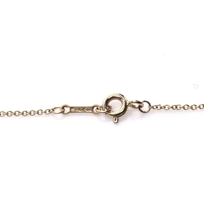 Tiffany 18K Yellow Gold Diamond Paloma Picasso Olive Leaf Pendant Necklace 6 of 6