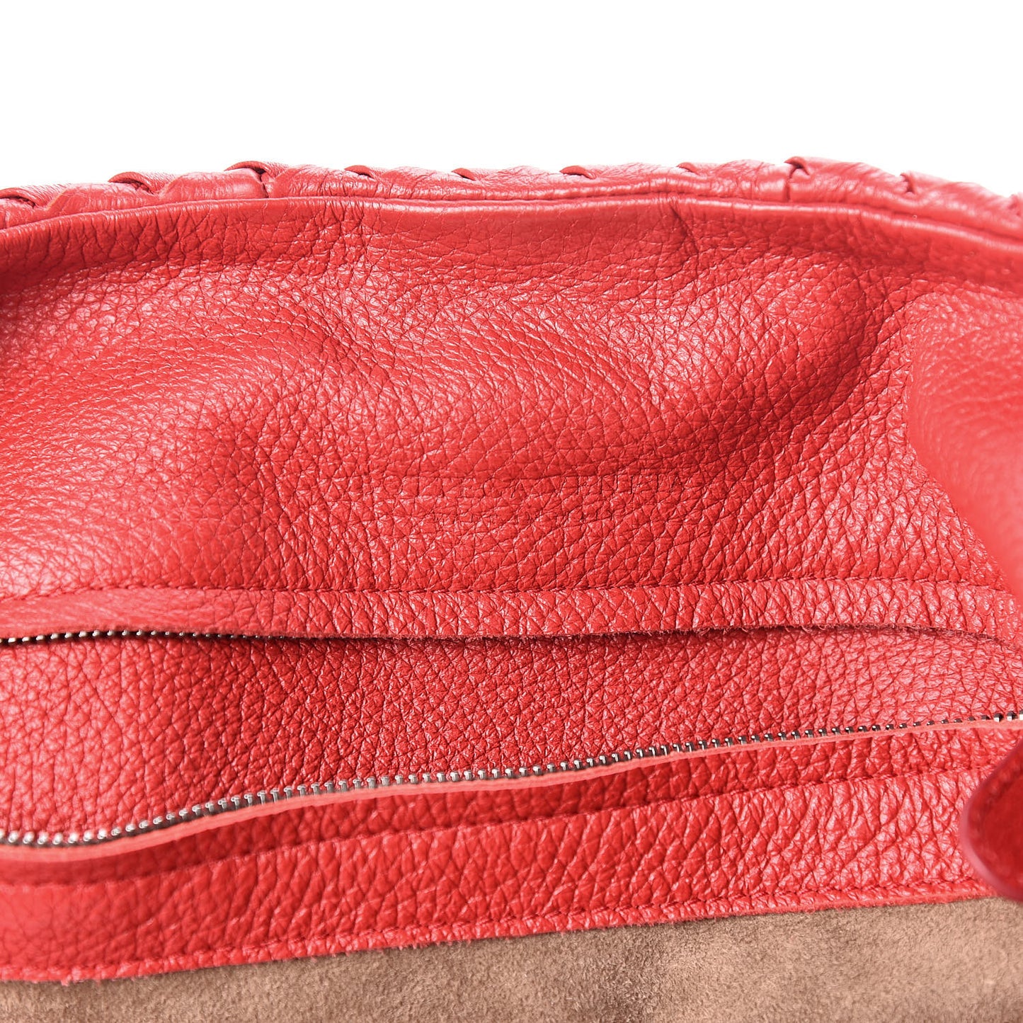 Cervo Deerskin Large Hobo Red