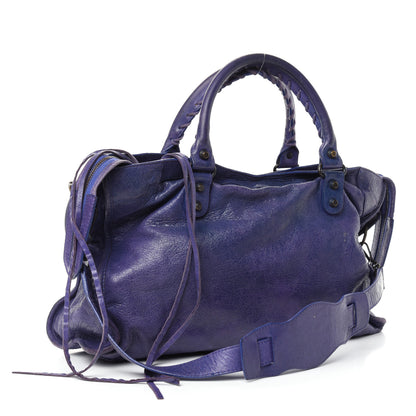 Balenciaga Agneau Classic Hardware City Bleu Lavande 4 of 12