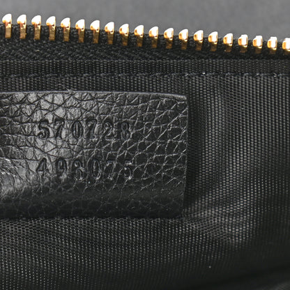Gucci Grainy Calfskin Zumi Pouch Black 7 of 7