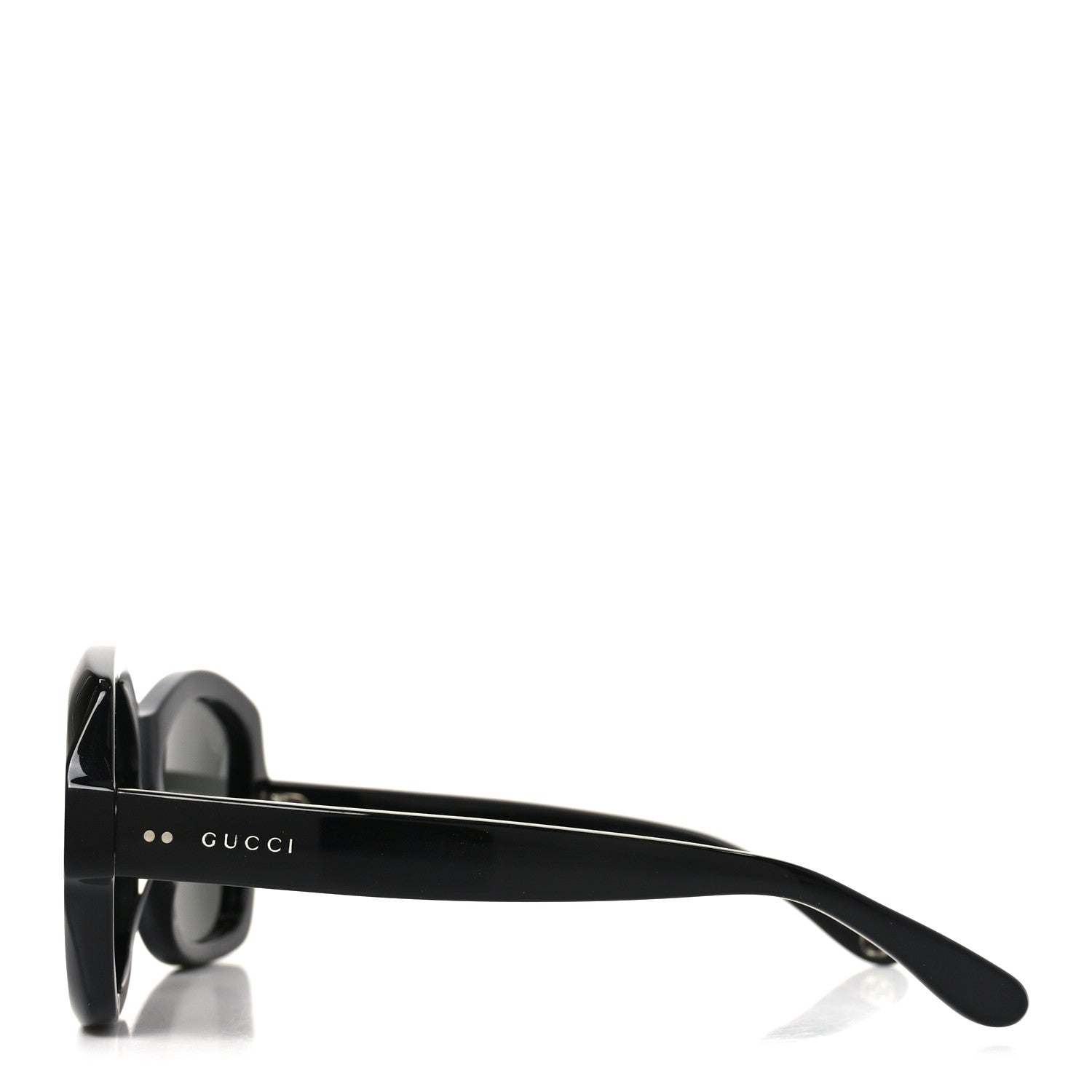 Gucci Acetate Rectangle Frame Sunglasses GG0624S Black 3 of 7