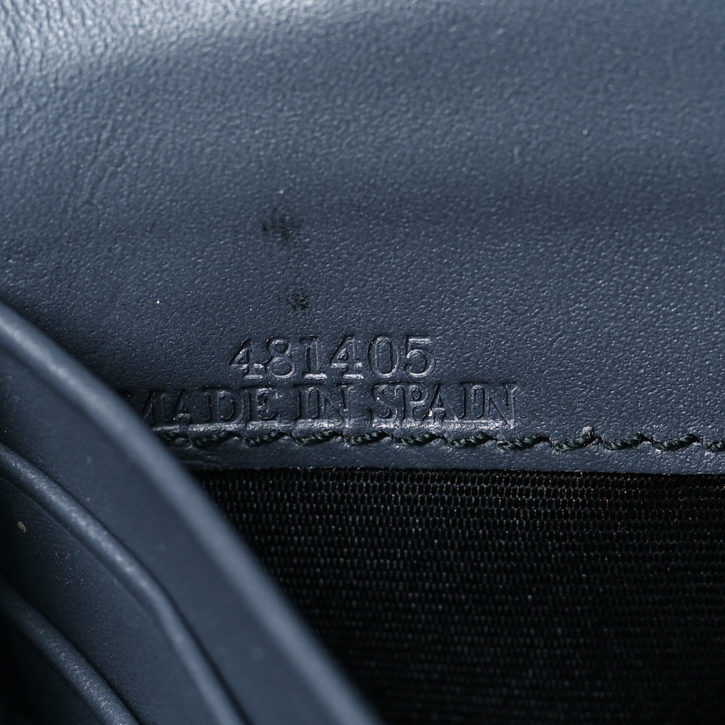 Goatskin Continental Wallet Navy