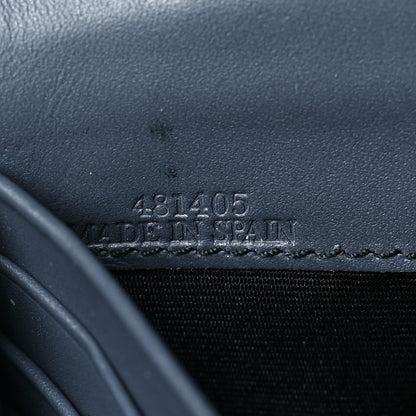 Loewe Goatskin Continental Wallet Navy 7 of 8