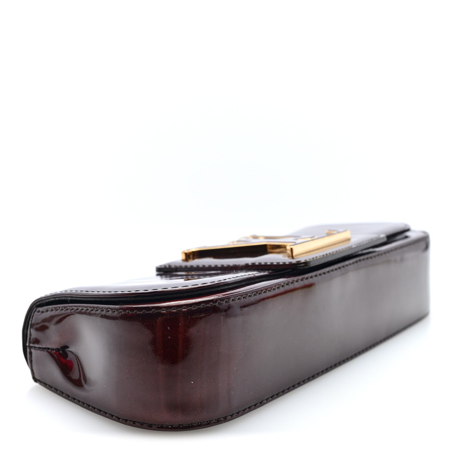 Louis Vuitton Patent Sobe Clutch Rouge Fauviste 4 of 7