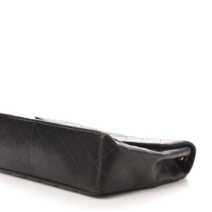 Chanel Lambskin Quilted Jumbo Single Flap Black 10 of 11