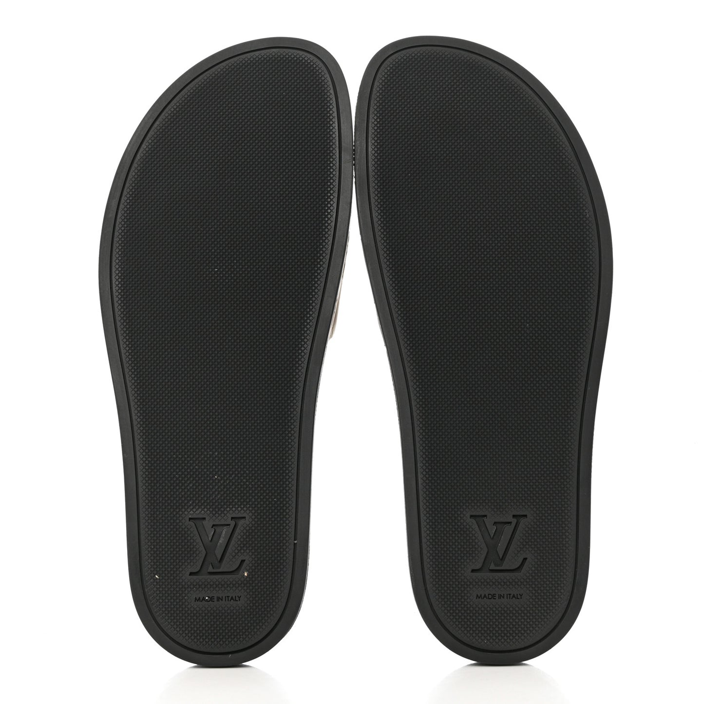 Monogram Watercolor Mens Waterfront Mules 7 Black