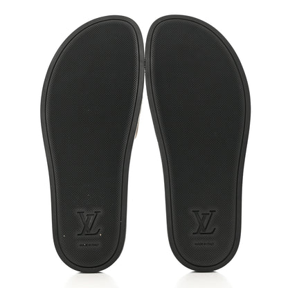 Louis Vuitton Monogram Watercolor Mens Waterfront Mules 7 Black 5 of 10