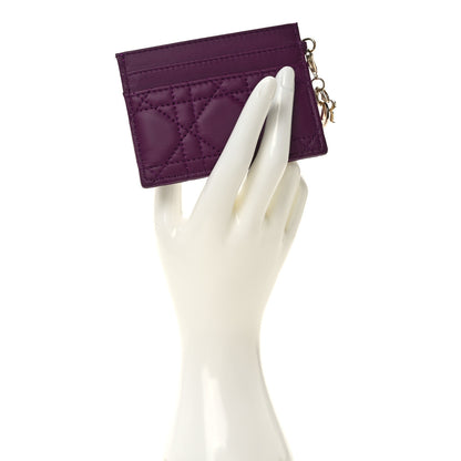 Christian Dior Lambskin Cannage Lady Dior Card Holder More 2 of 7