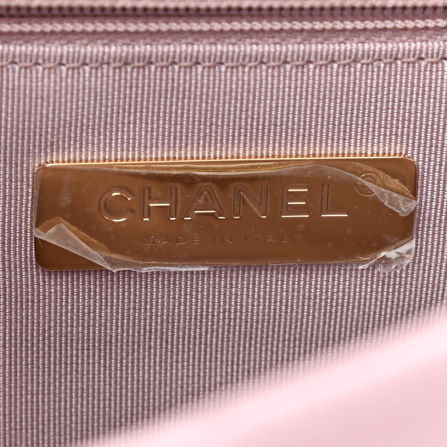 Lambskin Quilted Medium Chanel 19 Flap Light Pink