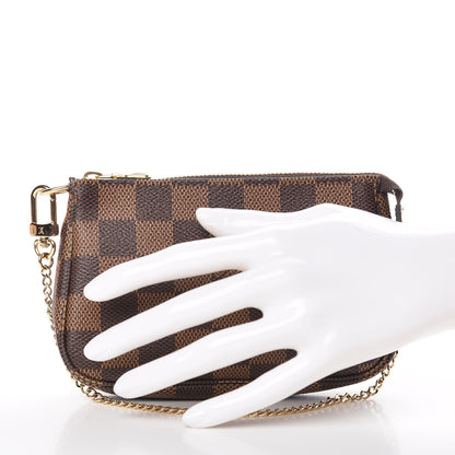 Louis Vuitton Damier Ebene Mini Pochette Accessories 2 of 10