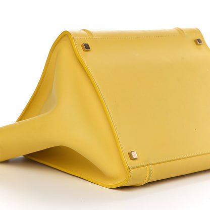 Celine Smooth Calfskin Medium Phantom Luggage Sun Yellow 9 of 11
