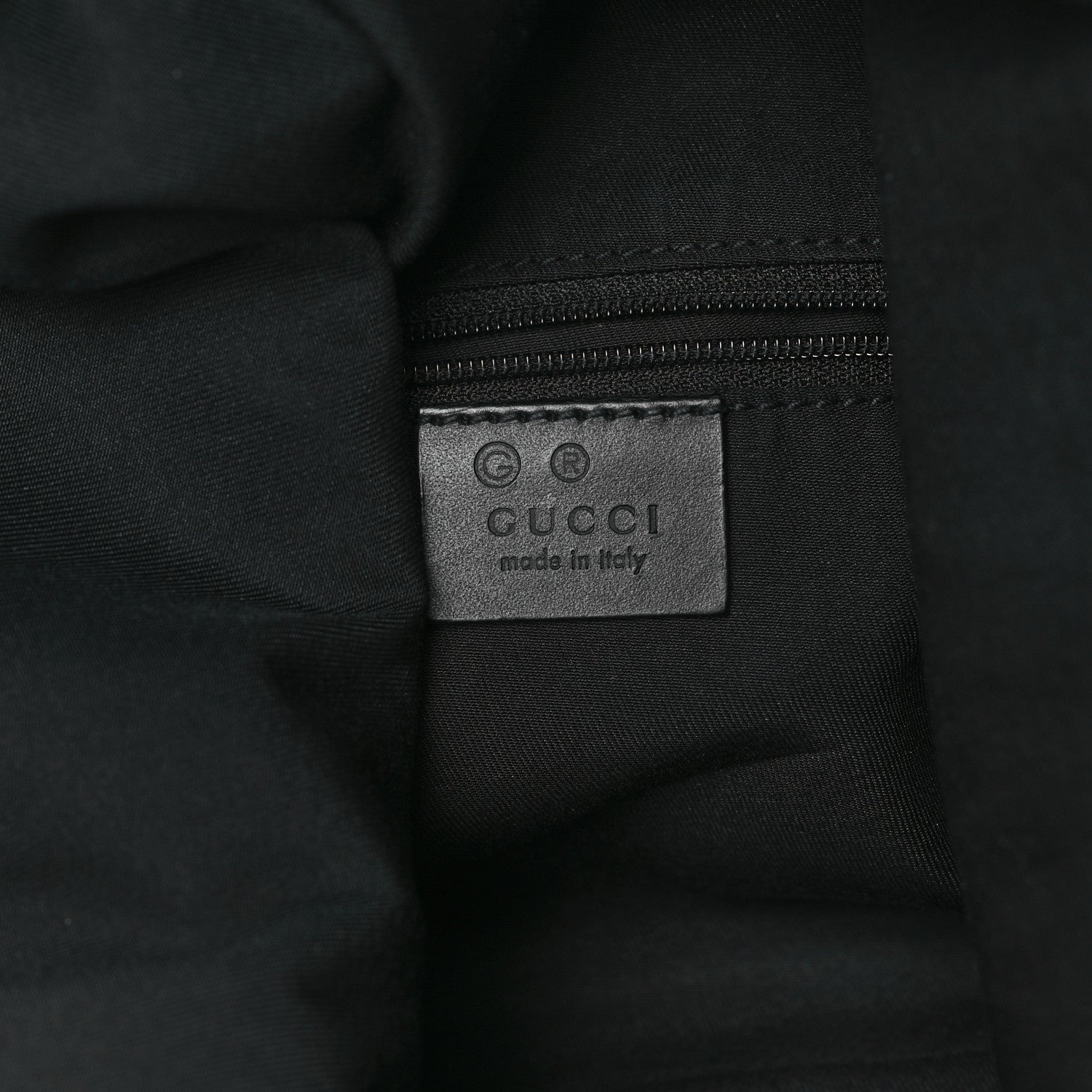 Gucci Nylon Monogram Hobo Black 6 of 12