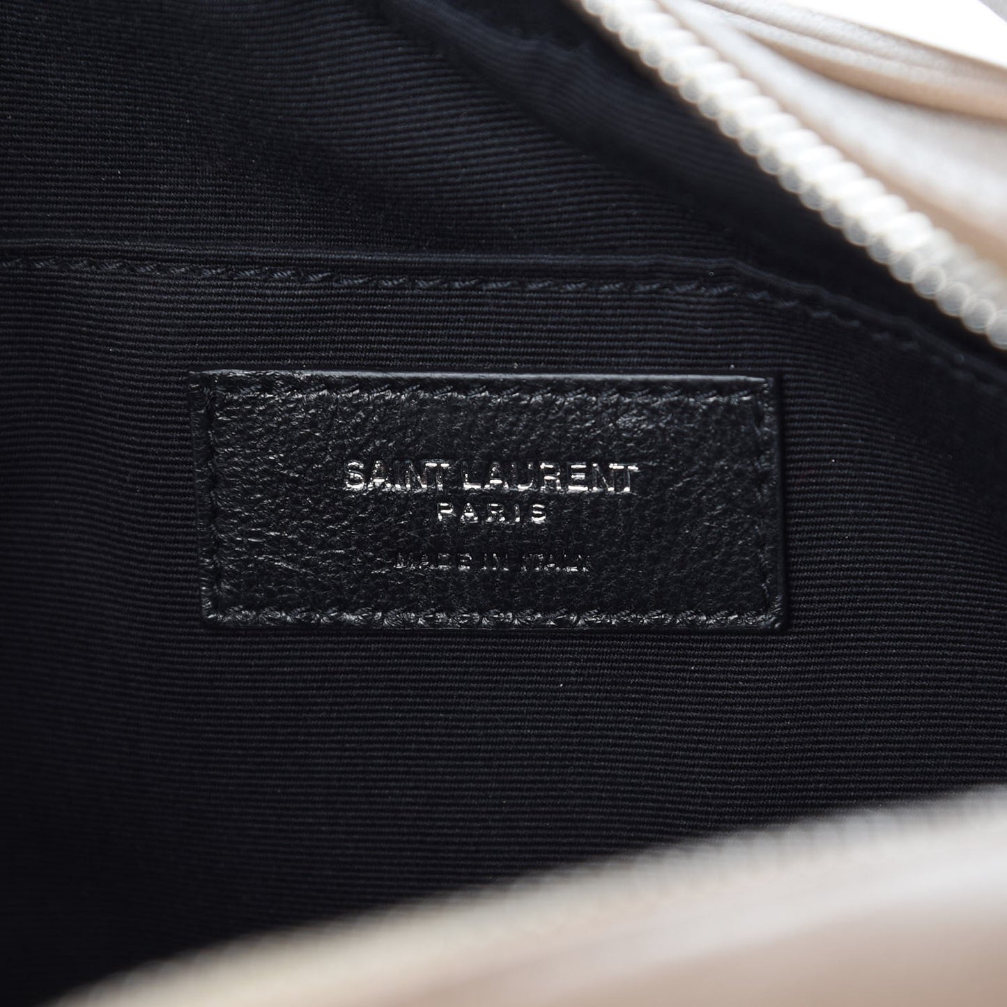 Lambskin Monogram Small Lou Camera Bag Dark Beige