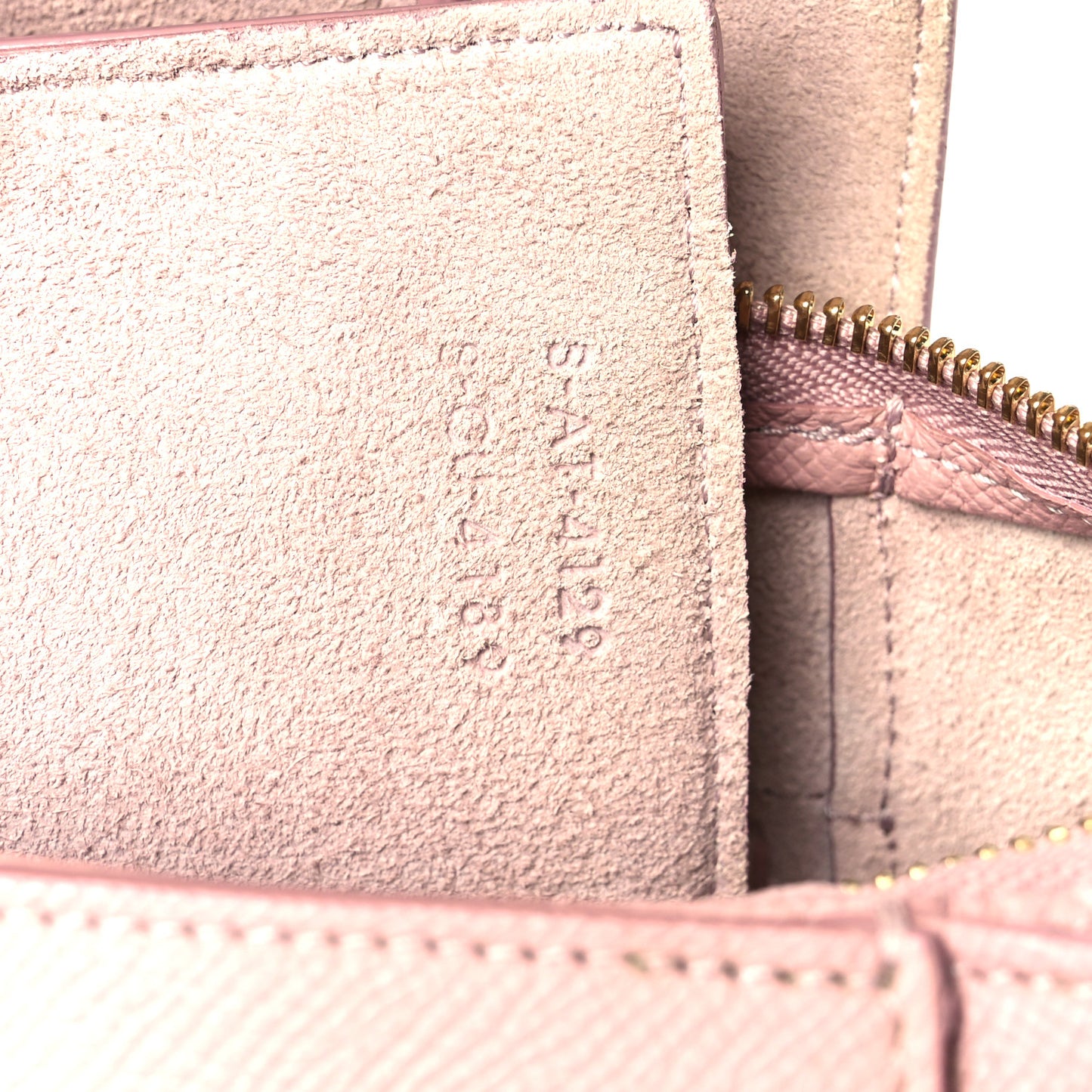 Grained Calfskin Micro Belt Bag Vintage Pink