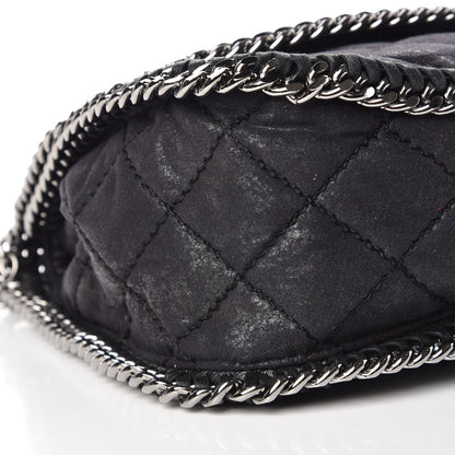 Stella McCartney Shaggy Deer Quilted Falabella Shoulder Bag Black 6 of 7