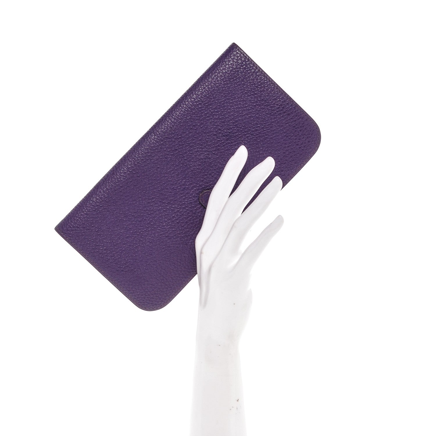Hermes Togo Dogon Recto Verso Wallet Iris 2 of 7