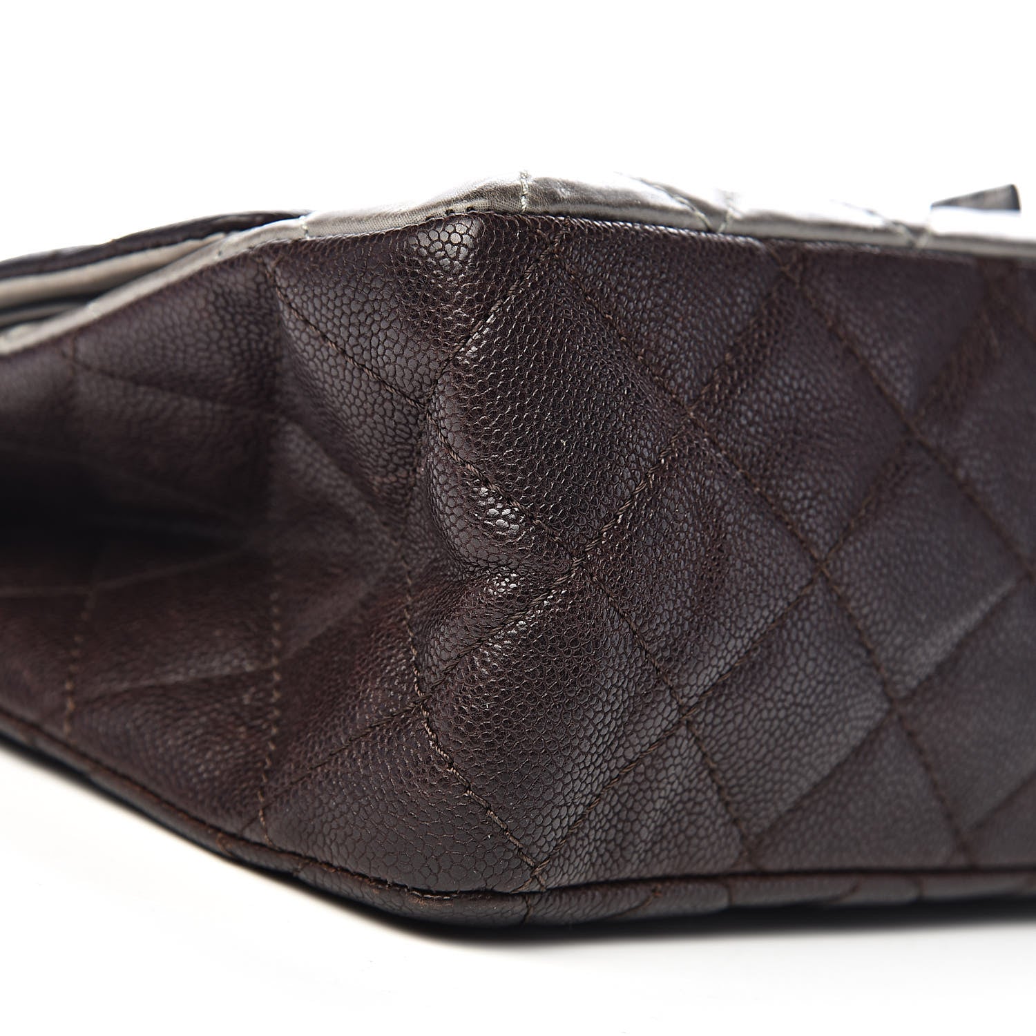 Chanel Caviar Iridescent Calfskin 2.55 Reissue 227 Flap Brown Grey 18 of 20