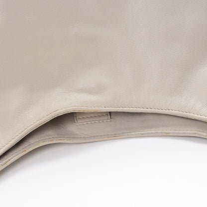Prada Soft Calf Chain Tote Talco 17 of 20