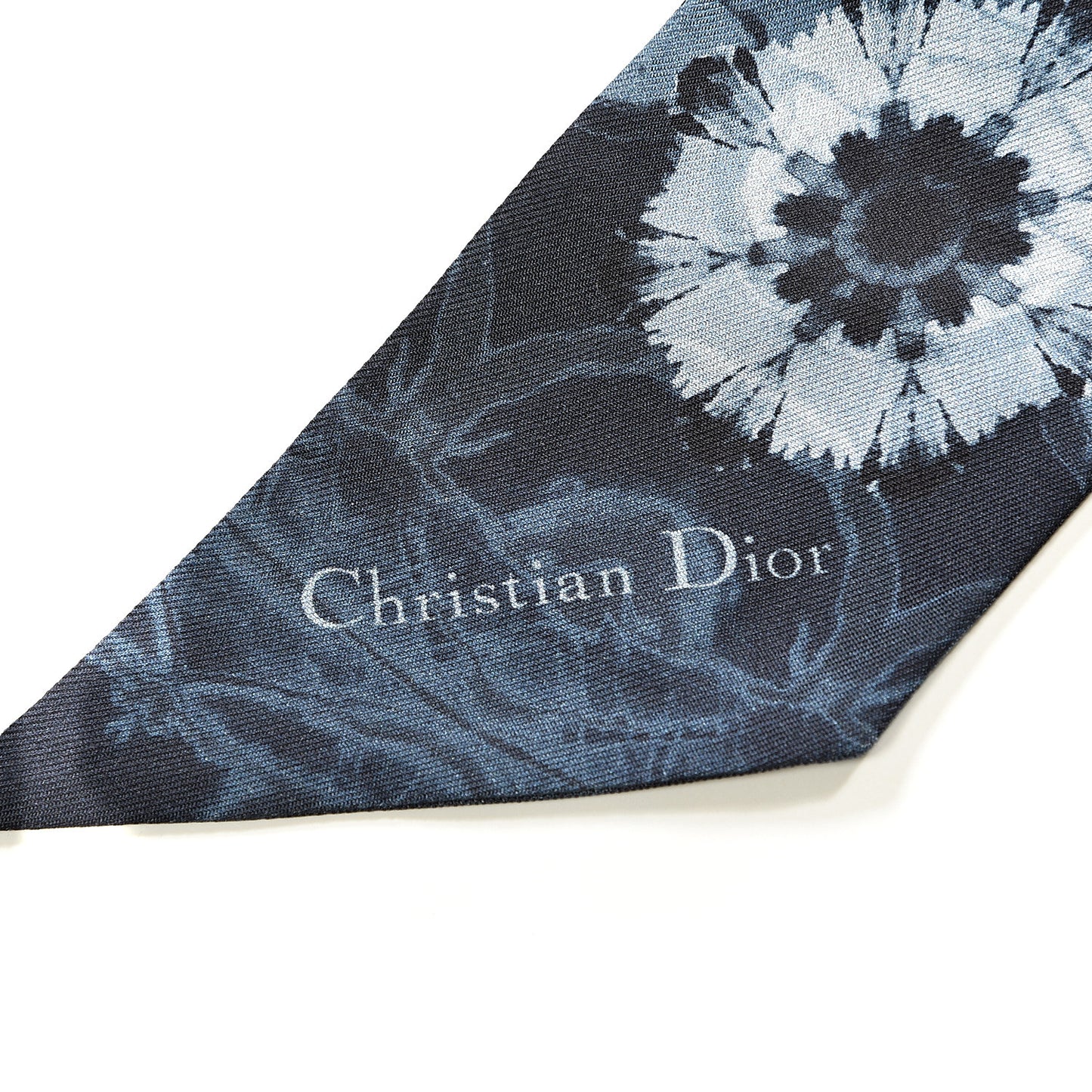 Silk KaleiDioroscopic Mitzah Scarf Blue