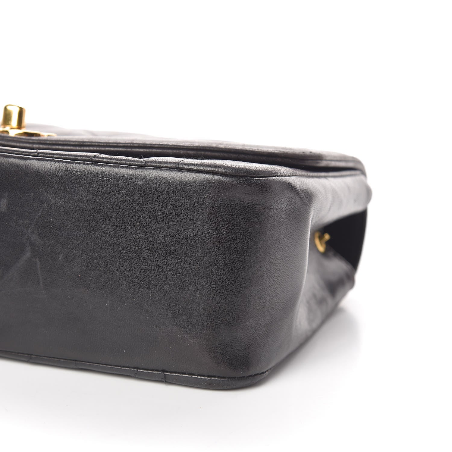 Chanel Lambskin Quilted Small Single Flap Black 11 of 13