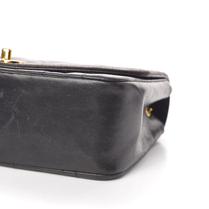 Chanel Lambskin Quilted Small Single Flap Black 11 of 13