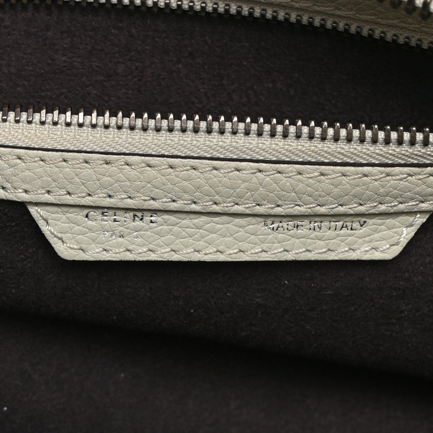 Celine Pebbled Calfskin Mini Luggage Dune 6 of 11