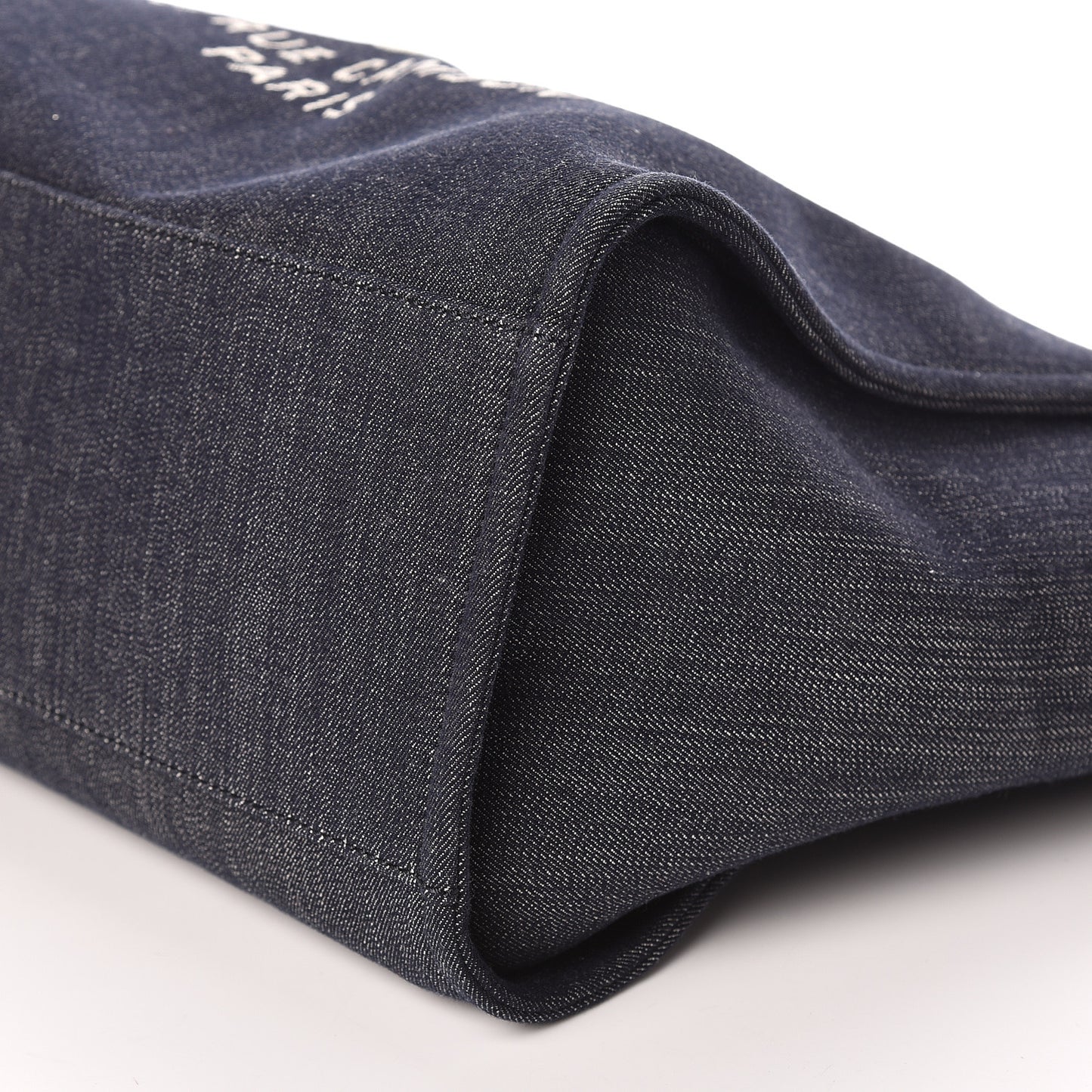 Denim Large Deauville Tote Dark Blue