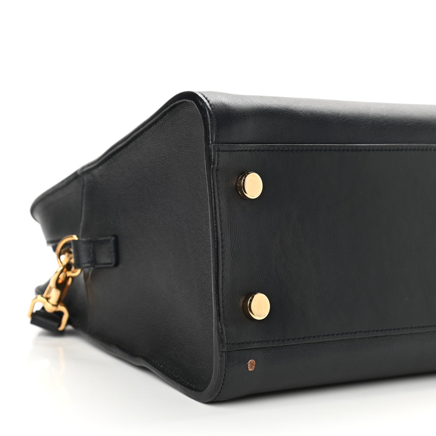 Saint Laurent Smooth Calfskin Small Monogram Cabas Black 8 of 10