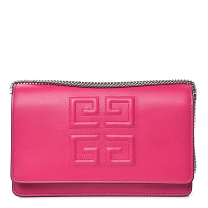 Givenchy Lambskin Emblem Chain Wallet Cyclamen 1 of 10