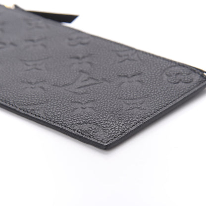 Louis Vuitton Empreinte Felicie Chain Wallet Zippered Insert Black 7 of 9