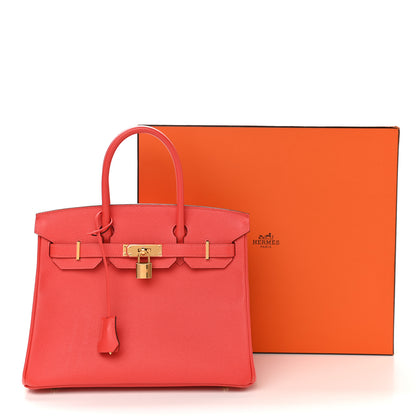 Hermes Epsom Birkin 30 Rose Jaipur 11 of 11