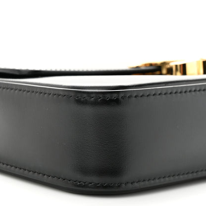 Celine Shiny Calfskin Triomphe Shoulder Bag Black 8 of 10