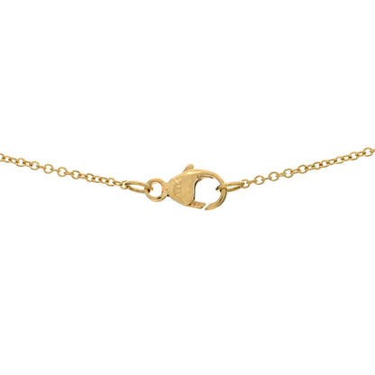 David Yurman 18K Yellow Gold Blue Sapphire Diamond Evil Eye Necklace 3 of 3