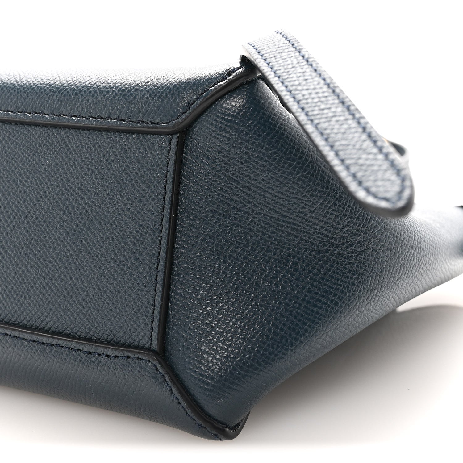 Celine Grained Calfskin Nano Belt Bag Abyss Blue 10 of 10