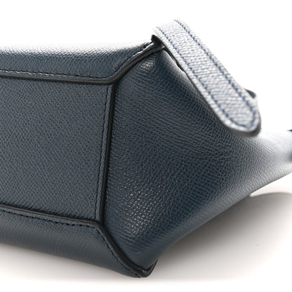 Celine Grained Calfskin Nano Belt Bag Abyss Blue 10 of 10