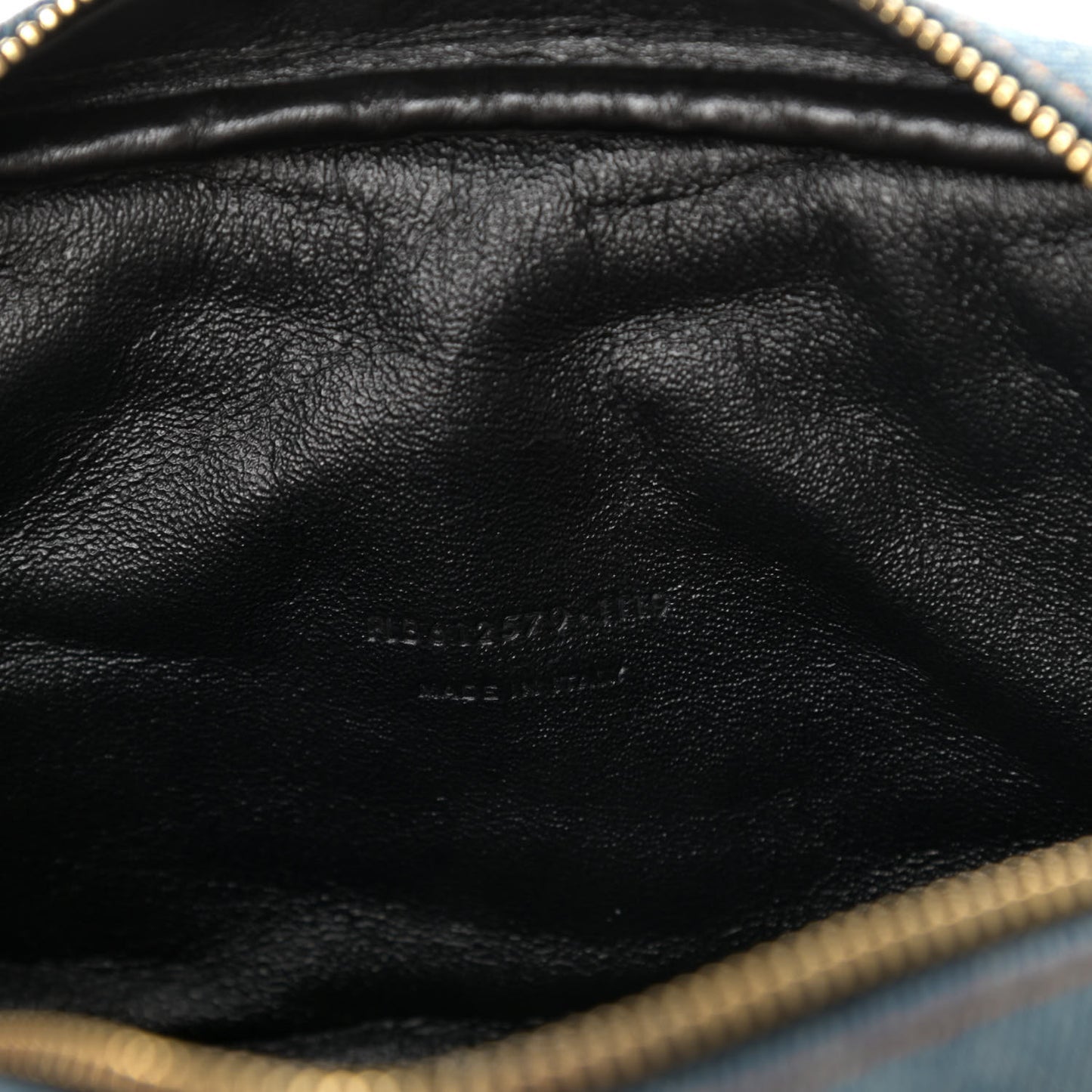 Denim Matelasse Monogram Mini Lou Camera Bag California Blue