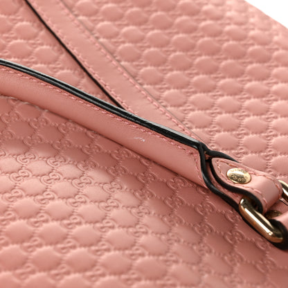 Gucci Soft Microguccissima Large Dome Satchel Soft Pink 13 of 14