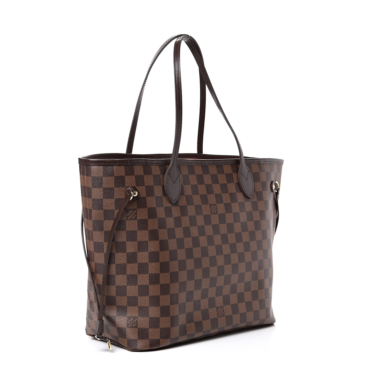 Damier Ebene Neo Neverfull MM Rose Ballerine