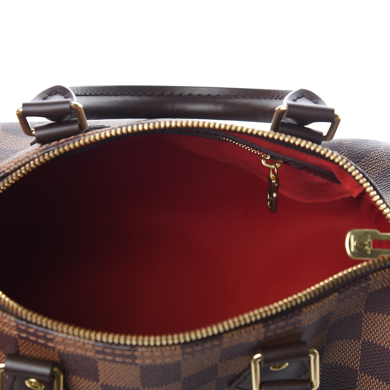 Louis Vuitton Damier Ebene Speedy Bandouliere 25 6 of 12