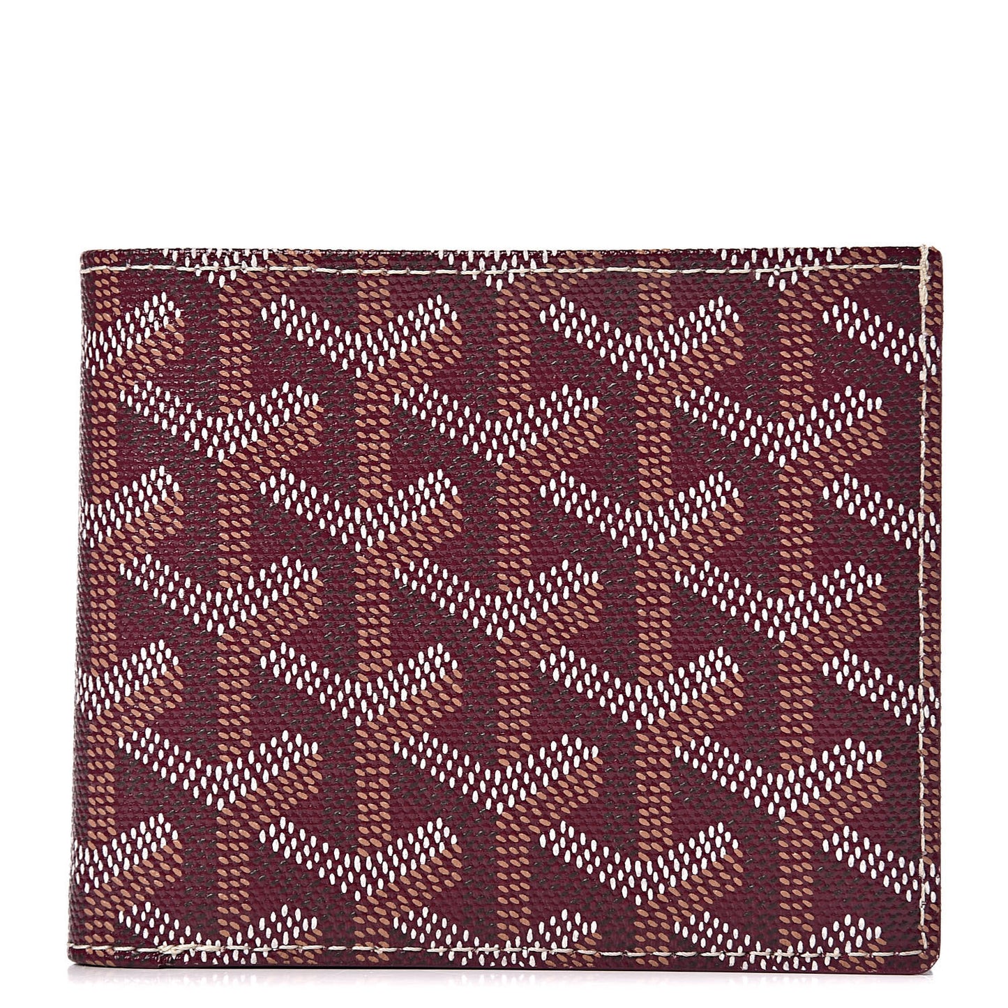 Goyardine Bi-Fold Victoire PM Wallet Burgundy