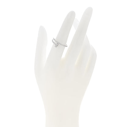 Cartier 18K White Gold Diamond Juste Un Clou Paved Ring 53 6.25 2 of 5