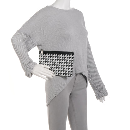Proenza Schouler Leather Triangle Print Pochette Clutch 2 of 7