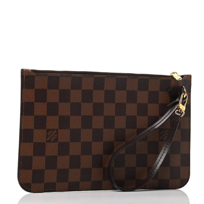 Louis Vuitton Damier Ebene Neverfull MM GM Pochette 3 of 7
